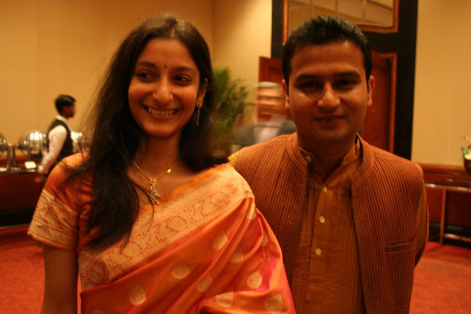 Rajat Agarwal(Son in Law) and Nupur(daughter)