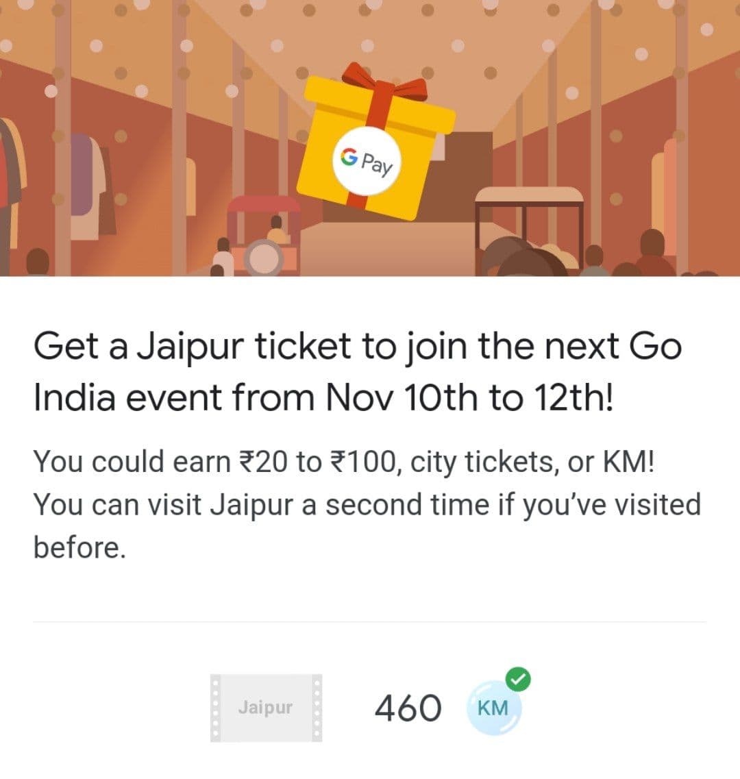 gpay jaipur event answer
