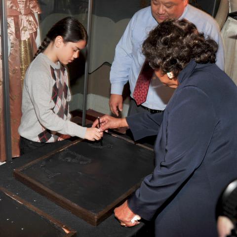 Michael Jackson Immortalized At Grauman's Chinese Theater - Inside