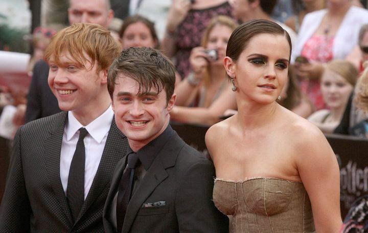 emma watson with harry potter cast